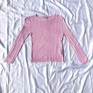 Women’s Pink Pointelle Blouse